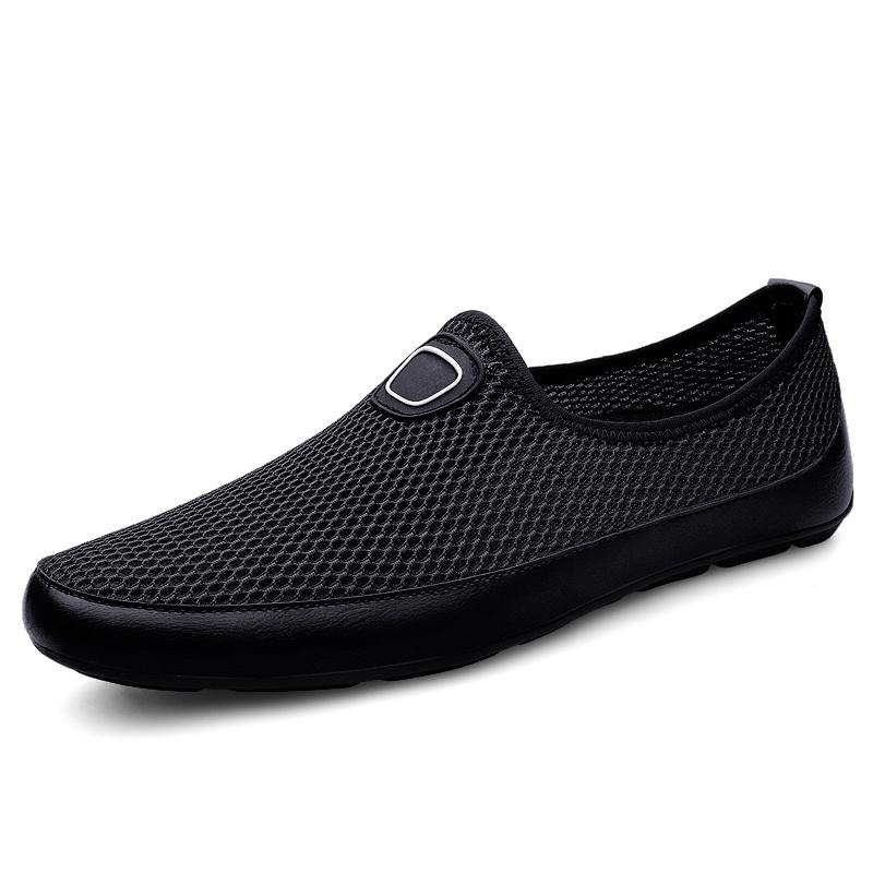 Summer Mesh Shoes Men Sneakers Breathable Light Men's Casual Shoes Slip-On Walking Footwear Tenis Masculino Zapatillas Hombre