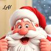 Easy Apply Window Clings Peeking Santa Claus Static Cling 3D Effect Christmas Scene Wall Decor Sticker Reusable Glass Decal for Home Holiday