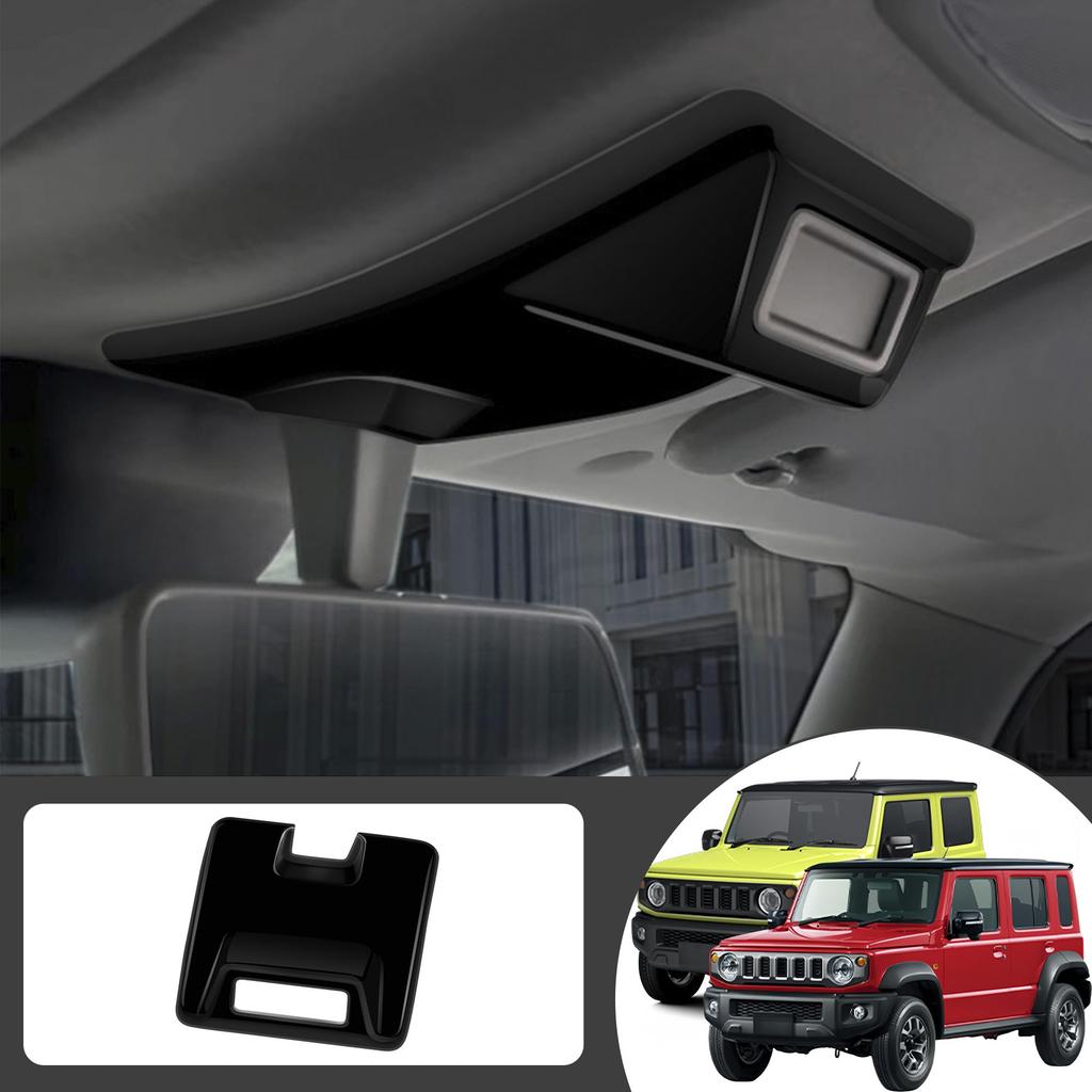 Kylorune Custom Parts for JB64/JB74W/JC74 Accessories Overhead Seat Belt Indicator Cover (Piano Black)