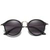 Mote Rund metallramme Speil Solbriller Kvinner Menn Retro Brand Designer Solbriller Trending UV4 Gafas De Sol Mujer