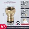 Adaptor robinet mașină de spălat din cupru – Convertor 4/6 puncte și accesoriu țeavă de admisie