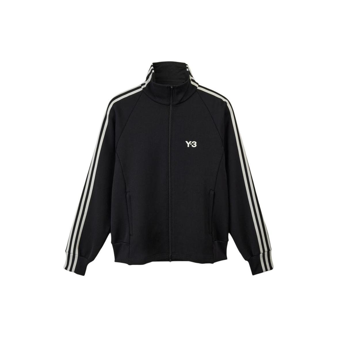 adidas Y-3 3-Stripes Track Jacket Asia Sizing Black Off White Men s IZ3126 XXS