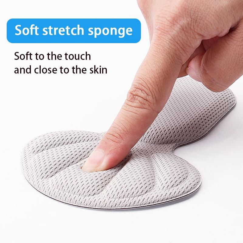 Two-In-One Sponge Heel Stickers Pain Relief T-Shaped Shoe Foot Care Pad Loafers Sneakers High Heels