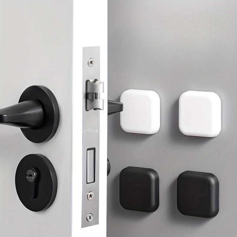 Self-Adhesive Silicone Door Stopper Wall Protectors - Touch-Controlled,Anti-Shock Buffer Guards for Door Handles,Door Protection