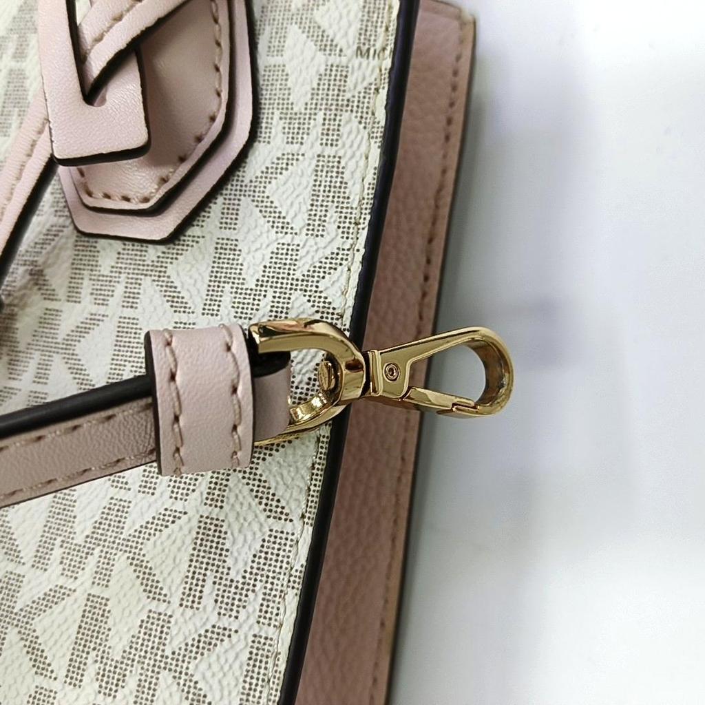 [Usato] MK Mercer Monogram Color Block Logo Ciondolo Stile Pendolare Ecopelle Spartito Musicale Borsa Mini - Molto Buono #1MAYIP1