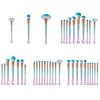 Stroke of Beauty - Set of 1 / 7 /10: Makeup Brush with Holographic Hook Handle