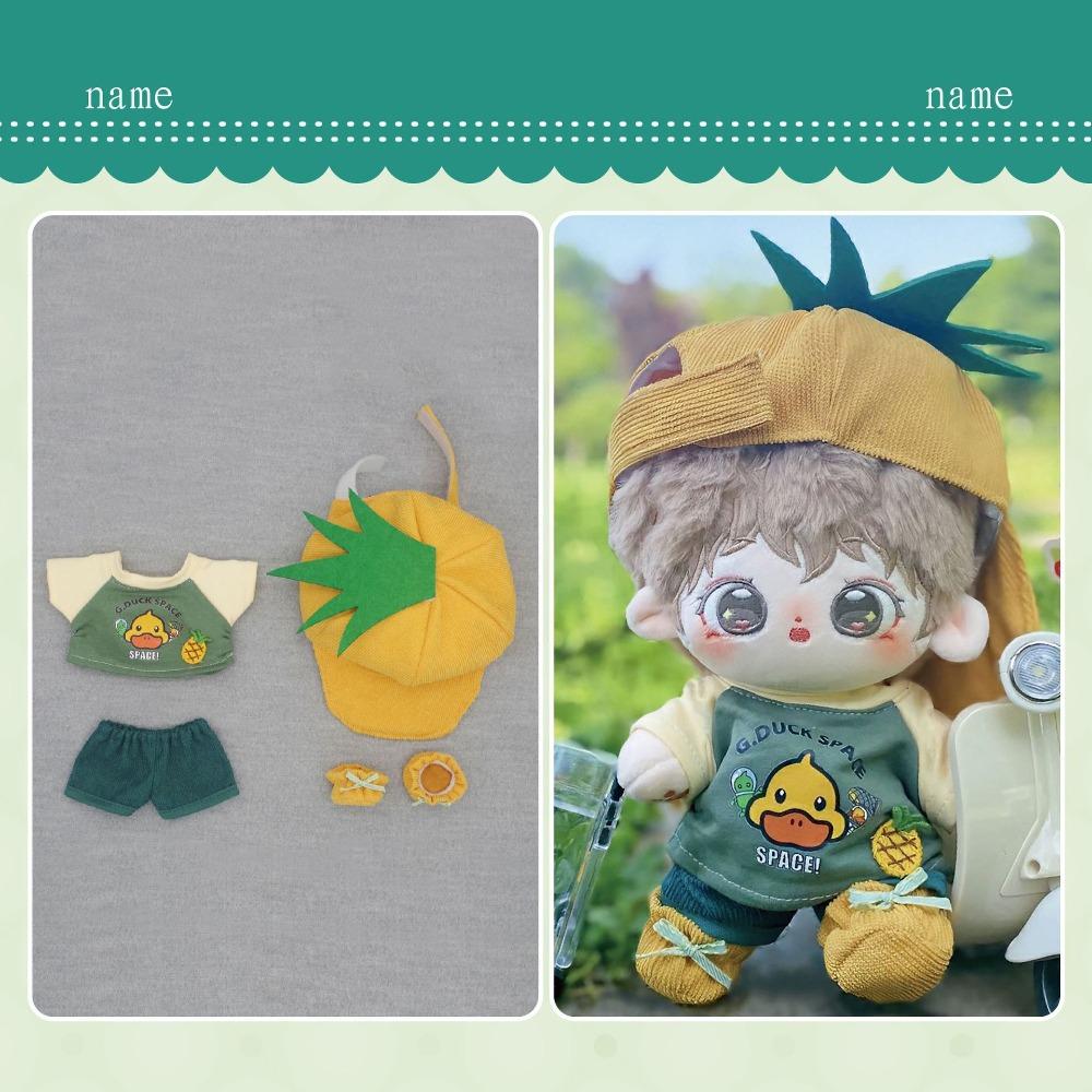 1 set Yellow Duck Cotton Doll's Clothes Academic No Attribute Doll Clothes  Doll Accessories