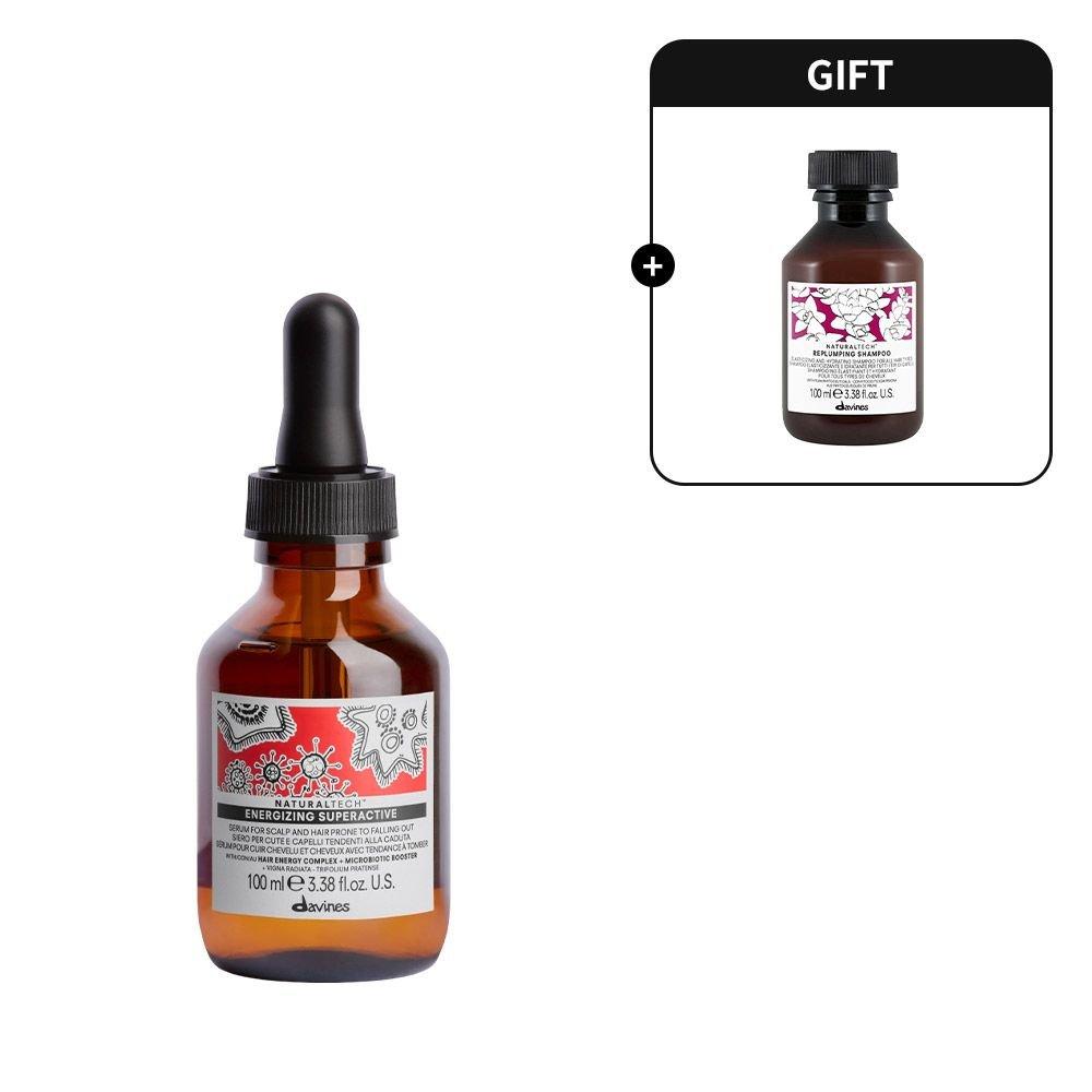 Energizing Superactive 100ml + Reflumping Shampoo 100ml Gift