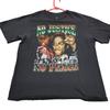 Malcolm X No Justice No Peace Grafica Uomo XL Maglietta Nera a Maniche Corte T-Shirt Unisex
