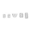 300pcs Beard Beads DIY Retro Lightweight Hair Tube Beads Exquisite Dreadlocks Bead for Men Women Silver