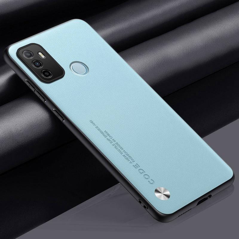 Luxury PU Leather Case For OPPO A53 A53S Back Cover Matte Silicone Full Protection Phone Case For OPPO A32 A33 4G 2020 A53 S