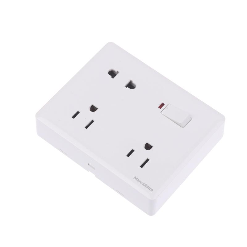 Multifunctional Eight-Hole 5Pin Power Plug Universal Wall 86 Type Two Or Three Plugs