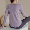 Women's Quick-Drying Long-Sleeve Sports Top for Spring Running and Yoga