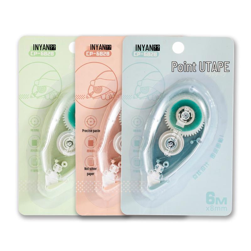 Double-Sided Transparent Dot Tape: High Viscosity Correction Tape, Cute Student Stationery