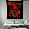 the warriors Wall Tapestry Aesthetic Wall Hanging Printed Fabric Blanket Decorative Tapestries for Bedroom Living Room Home Decor