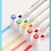 Mark Pen 24 Colors, Primary School Watercolor Pen 48 Colors, Art Supplies Brushes, Children's Safe and Non-toxic Double-ended Watercolor Pen