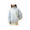 Anta Lifestyle Series Solid Color Logo Zip Stand Collar Jacket Unisex Jacket Fantasy-Blue 952338601-4