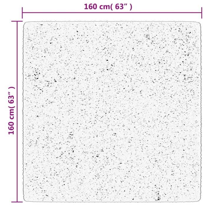 VidaXL Soft and Washable Short Pile Rug, Floor Carpet, Area Rug, Living Room Rug, 375135