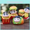 Shinchan Crayon French Fries Hamburg Toy Model Ornaments Children Toy Art