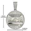 Colgante de la Última Cena Hip Hop Europeo y Americano con Cadena Cubana de Aleación de Zinc
