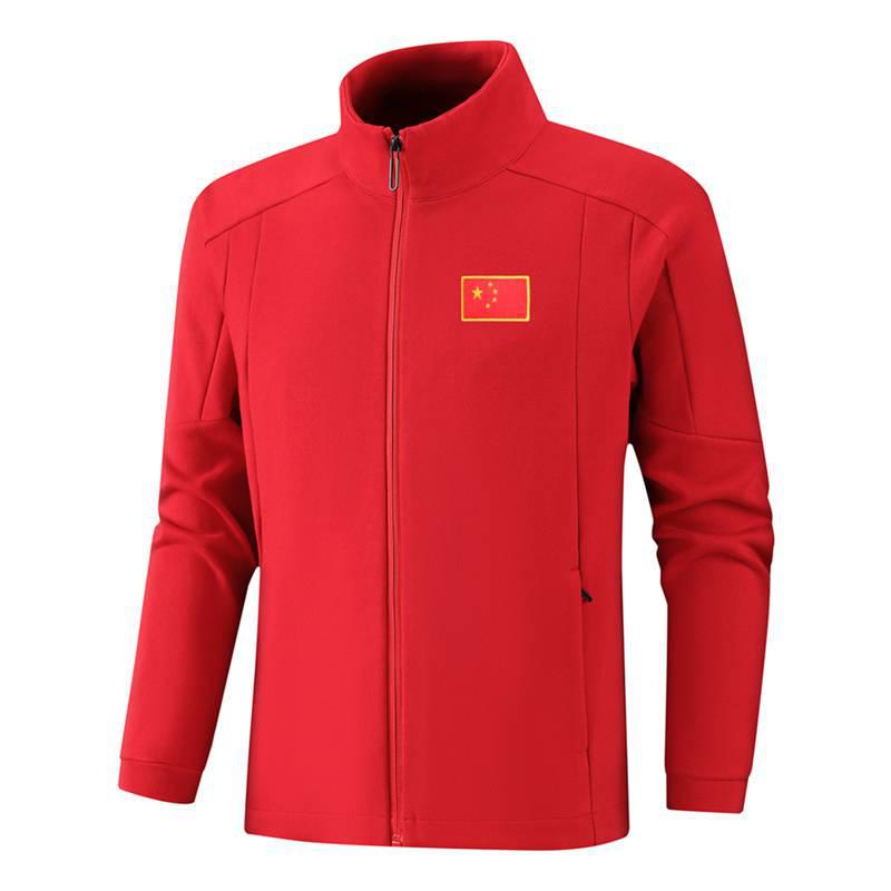 Men's Cotton Winter Sports Suit: Jacket & Trousers Two-Piece Casual Set