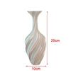 Vintage Style 3D Printed Flower Vases Swirl Pattern Minimalist Floral Decor  Tabletop Display