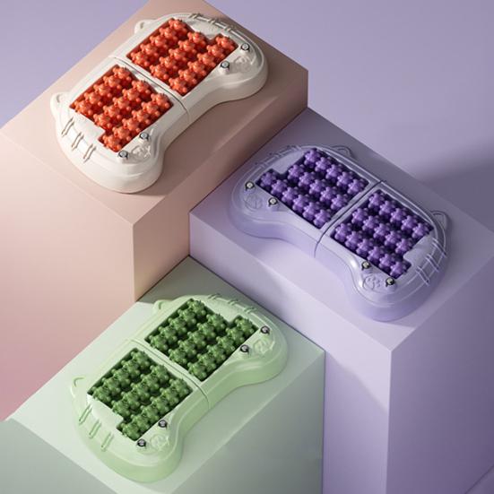 Odnímatelný masážní váleček na nohy úleva od bolesti plantární fasciitidy hluboká tkáň bolestivé svaly relaxace fyzikální terapie masážní nástroj na nohy s 32 válečky