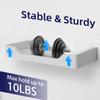 Free Drilling Factory Wall Mount Shelves Basket ABS Resin Shower Shelf Storage Toilet Kitchen Rectangular Bathroom Storage Rack