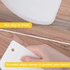 2 pieces 13.5x9 cm pastry cone - dough cutter plastic dough scraper for kitchen, pastry, pancakes (yellow, white)