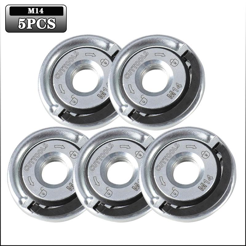 M14 Winkelschleifer Schleifteller Selbstsichernder Schleifteller Gewinde Winkelschleifer Winkelschleifscheibe Schnellverschluss Kraftspannfutter Werkzeug