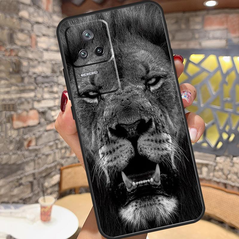 Animal Lion Case For Xiaomi 15 Ultra 13 14 11T 12T 13T 14T Pro POCO X7 X3 X5 X6 Pro M6 F5 F6 Pro Cover