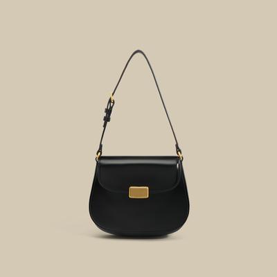 The Leather Saddle Bag Is A Niche Design. The Underarm Crossbody Bag Is Simple, High-end, Fashionable, Elegant and Retro Commuting Bag