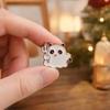 Spooky Halloween Enamel Brooch Pin, Pumpkin Ghost Skull Haunted House Pin, Decorative Accessory for Sweaters Coats Bags Hats