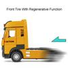 AAZT1 1:50 Scale Trailer Dump Truck Model Car Toys Alloy Diecast Sound Light 3 Doors Opened Pull Back Transportation Engineering Cars