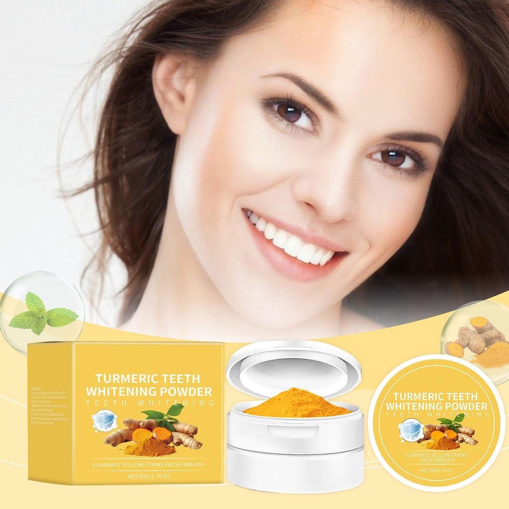 Teeth Whitening Powder Stain Remover Oral Cleaning Fresh Breath Tooth Powder