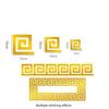 10pcs Acrylic Self Adhesive Wall 3D Decor Sticker Mirror for Bedroom Edge Strip Corner Line Building Border Home Office Decor