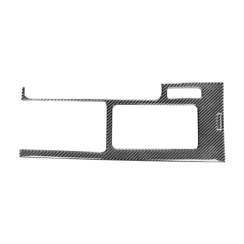 For Ford Mustang 2009-2013 Accessories Carbon Fiber Car Interior Central Console Gear Shifter Panel Frame Decoration Sticker