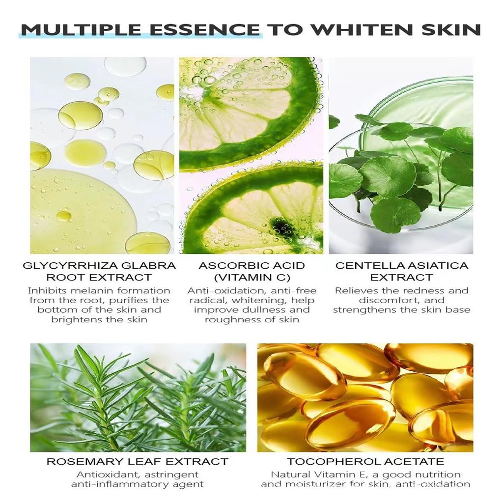 Whitening and Lightening Cream Intensely Whitens and Lightens Skin Tone, Evens Out Skin Tone, Tightens Skin and Improves Elasticity