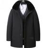 Dad's Cotton-padded Jacket, Middle-aged and Elderly Men's Long Velvet and Thickened Warm Cotton-padded Jacket, Winter Cotton-padded Jacket for Men