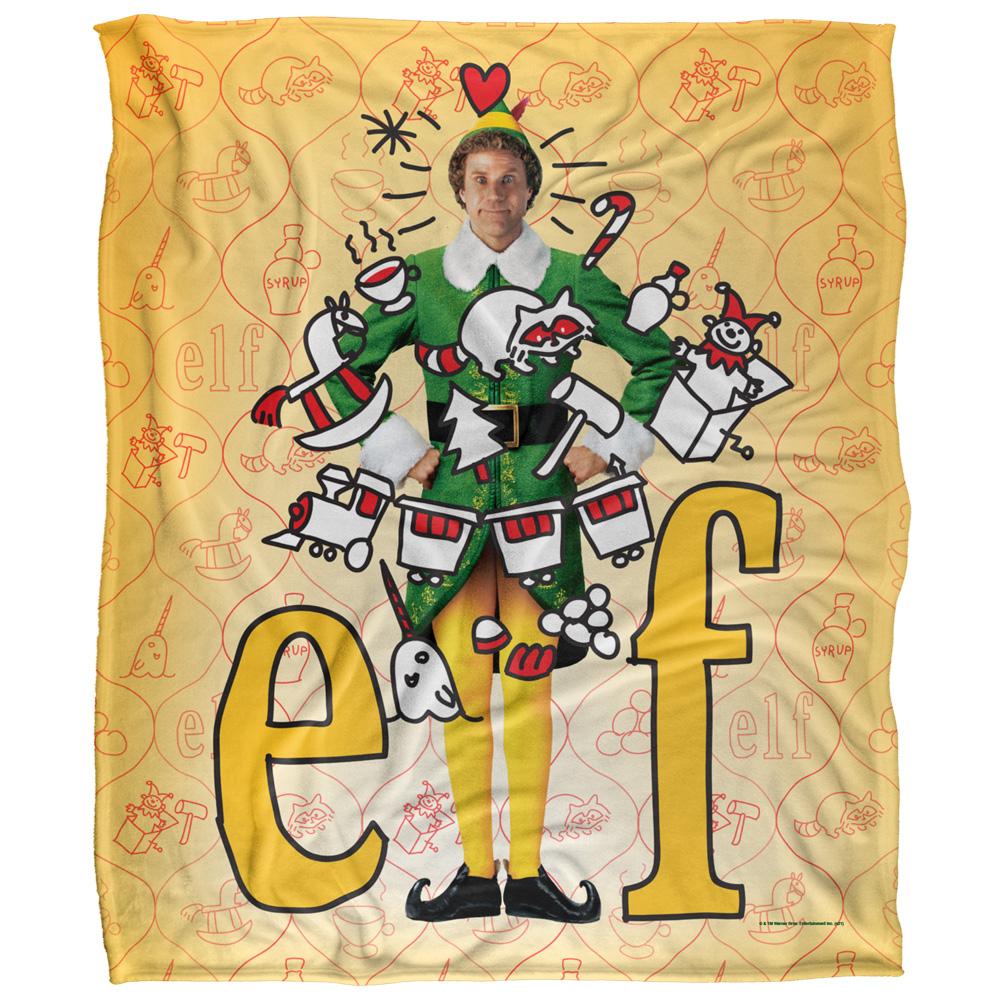 Elf Doodles Blanket