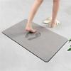 A44Z-Bath Mat Rug-Rubber Quick Dry Super Absorbent Thin Bathroom Rugs Fit Under Door-Washable Bathroom Floor Mats