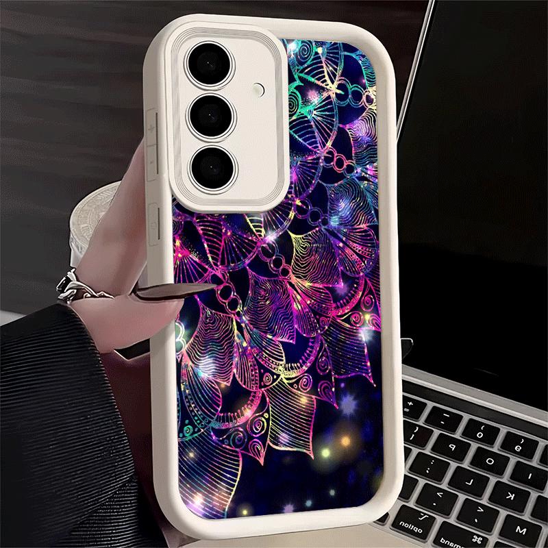 Handyhülle für Samsung Galaxy A17 A16 A15 A14 A13 Mandala Sonnenblume Traumhafter Stil A56 A36 A26 A55 A35 A25 A54 A34 A24 A53 A33 A23