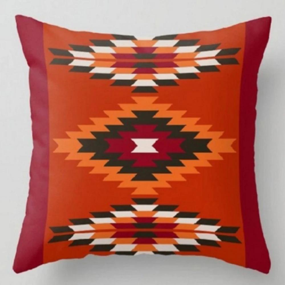 Decorative Pillowcase Sofa Geometric Southwest Cushion Cover Aztec Print Ethnic Home Decor
