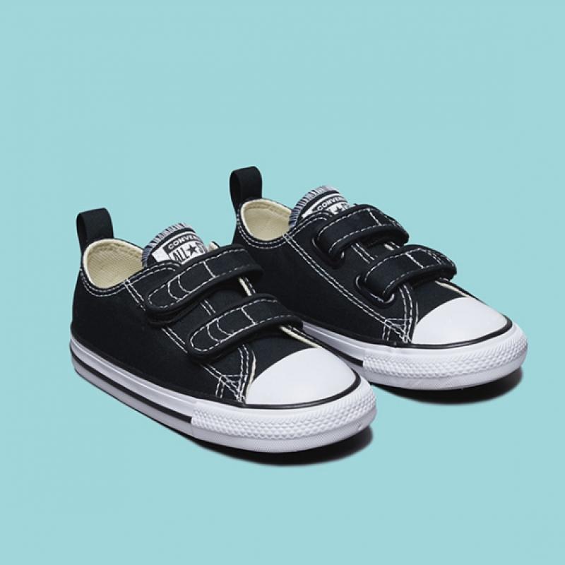 Converse Toddler Velcro Low Sneakers Black 7v603c