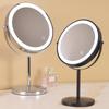 Large Double-Sided LED Makeup Mirror with Magnification and Fill Light for Vanity or Desk