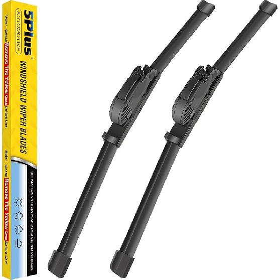 5 PLUS® Windshield Wiper Blades 22 Inch + 22 Inch (2 PACK), Automotive Replacement Windshield Wiper Blades For My Car - OEM Quality Premium 28 +28