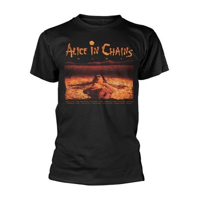 Alice In Chains 'Dirt Tracklist' Schwarzes T-Shirt - NEUES Unisex-T-Shirt