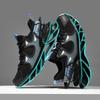 Blade shoes men's large size fly-woven mesh breathable running sneakers gradual change color men's shoes
