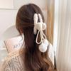 New Elegant Claw Clips Temperament Grab Butterfly Hair Accessories Headdress Hairpin Back Plush Tassel Shark Clip