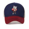 Men's high quality 100% cotton Dad hat Funny Boxing cat printing baseball caps cool boxing athlete hip-hop cap bone gorras